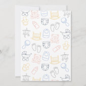 Baby-Zentrale Einladung (Rückseite)