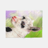 Baby-Ziege Fleecedecke (Vorderseite (Horizontal))