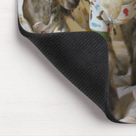 Baby-Ziege PJ-Party Mousepad (Ecke)