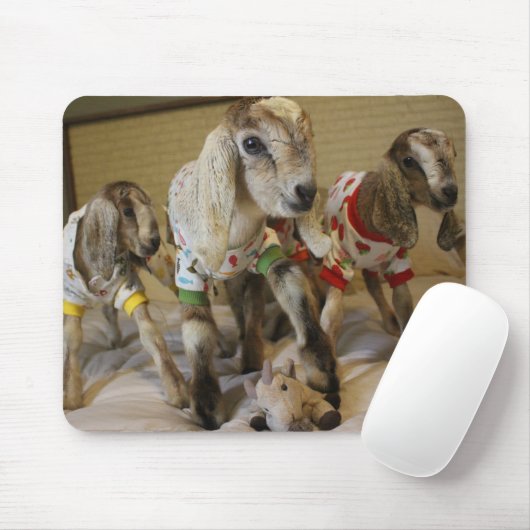 Baby-Ziege PJ-Party Mousepad (Mit Mouse)