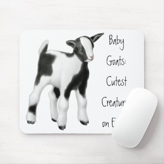 Baby-Ziegen Mousepad (Mit Mouse)