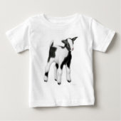 Baby-Ziegen-Säuglings-T - Shirt (Vorderseite)