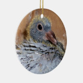 Baby-Zieltauben-Verzierung Keramikornament (Rechts)