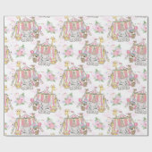 Baby-Zirkus-Elefant-Zelt Geschenkpapier (Flach)