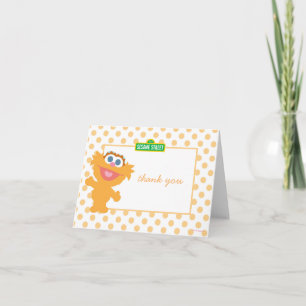 Baby Zoey Birthday Vielen Dank Dankeskarte