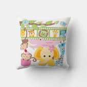 Baby Zoo Animals Pillow Kissen (Rückseite)