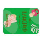Baby zuerst lachen magnet (Horizontal)