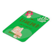 Baby zuerst lachen magnet (Linke Seite)