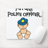 Baby-Zukunft-Polizeibeamte Mousepad (Mit Mouse)