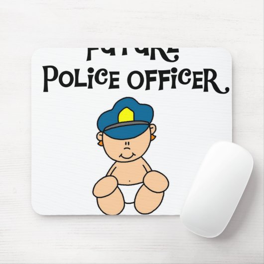 Baby-Zukunft-Polizeibeamte Mousepad (Mit Mouse)
