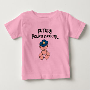 Baby-zukünftige Polizeibeamte-T-Shirts und Baby T-shirt
