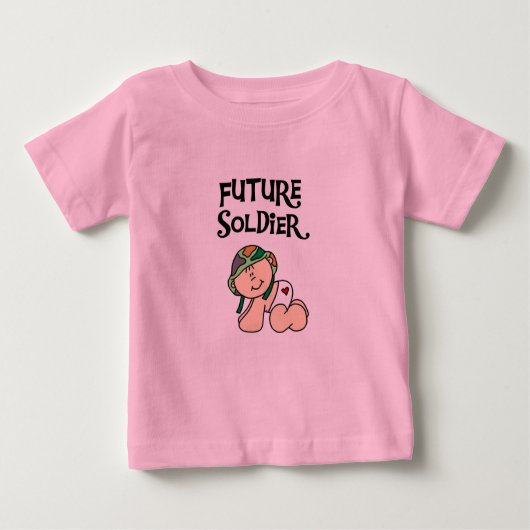 Baby-zukünftige Soldat-T - Shirts und Geschenke (Vorderseite)