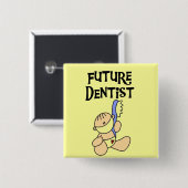 Baby-zukünftige Zahnarzt-T - Shirts und Geschenke Button (Vorne & Hinten)