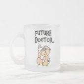 Baby-zukünftiger Doktor Mug Mattglastasse (Links)