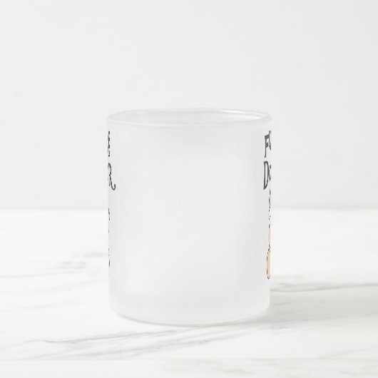 Baby-zukünftiger Doktor Mug Mattglastasse (Mittel)