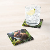 Baby Zwarf Bunny Rabbit, Untersetzer (Vor Ort)