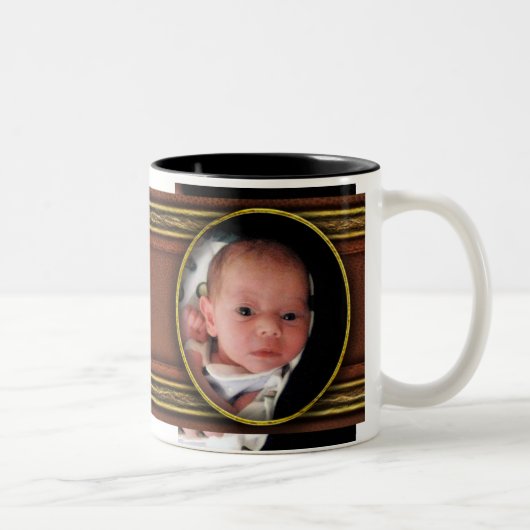 Baby Zweifarbige Tasse (Rechts)