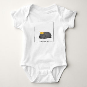 Baby Zwergflusspferd-Gute Nacht Süßer Prinz Strampler
