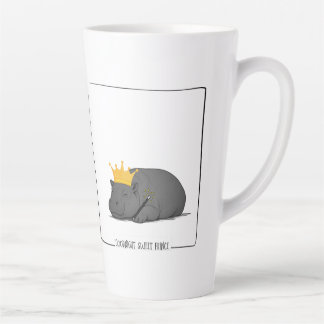 Baby Zwergflusspferd - Latte Tasse
