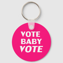 Babyabstimmung - heißrosa, magenta, fuchsienweiß schlüsselanhänger