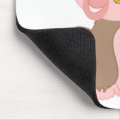 Babyaffe lächeln mousepad (Ecke)