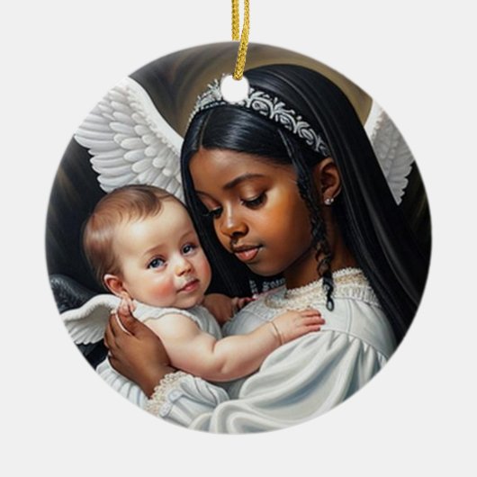 BabyAngels Keramik Ornament (Vorne)