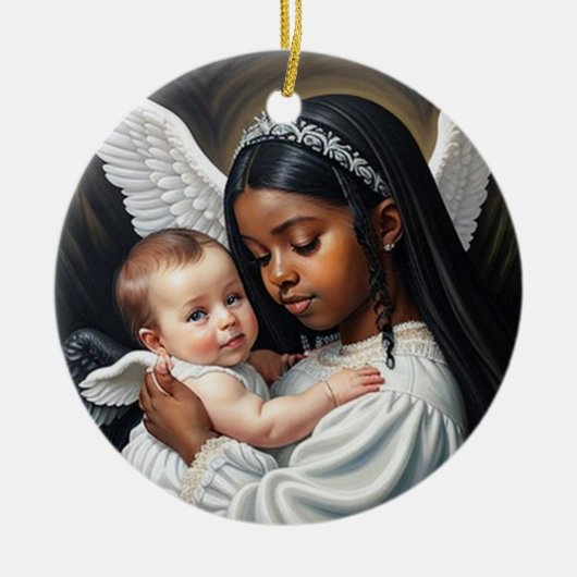 BabyAngels Keramik Ornament (Vorne)
