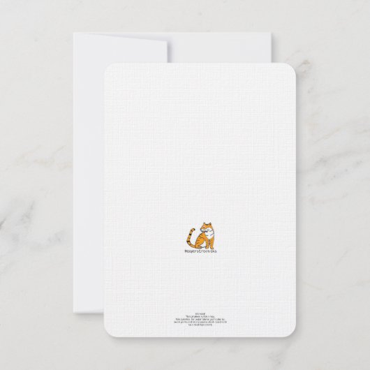 Babyankündigung (Rückseite)