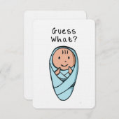 Babyankündigung (Vorne/Hinten)