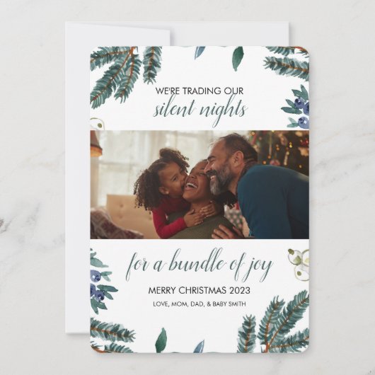 Babyankündigung Einladung (Vorderseite)