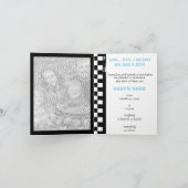 Babyankündigungen (ska rude boy) ankündigung (Innenseite)