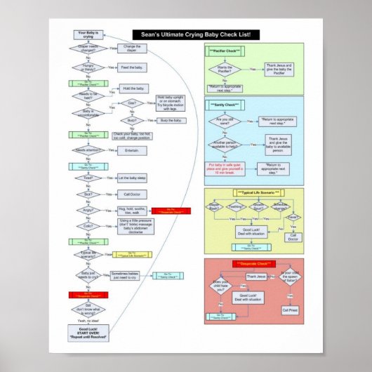 Babyanleitung Poster (Vorne)