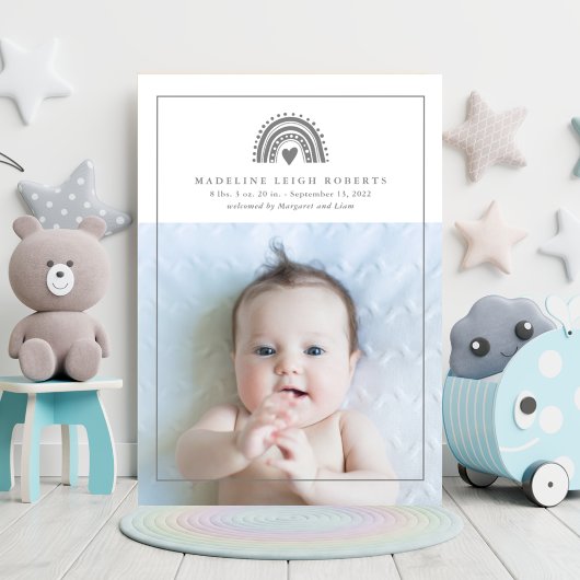 BABYANMELDUNG Fügen Sie Ihr Foto hinzu