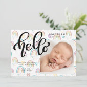 BABYANMELDUNG Fügen Sie Ihr Foto hinzu (Stehend Vorderseite)