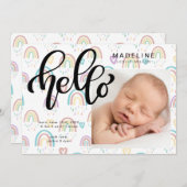 BABYANMELDUNG Fügen Sie Ihr Foto hinzu (Vorne/Hinten)