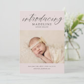 BABYANMELDUNG Fügen Sie Ihr Foto hinzu (Stehend Vorderseite)