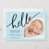 BABYANMELDUNG Fügen Sie Ihr Foto hinzu (Vorderseite)