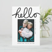 BABYANMELDUNG Fügen Sie Ihr Foto hinzu (Stehend Vorderseite)