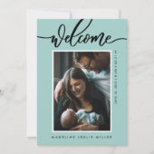 BABYANMELDUNG Fügen Sie Ihr Foto hinzu (Vorderseite)