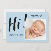 BABYANMELDUNG Fügen Sie Ihr Foto hinzu (Vorderseite)