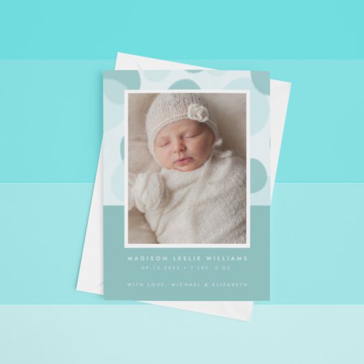 BABYANNOCEMENT Minimalistisch Abstrakt Ankündigung