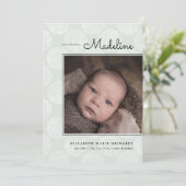 BABYANNOCEMENT Minimalistisches Design (Stehend Vorderseite)