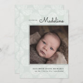 BABYANNOCEMENT Minimalistisches Design (Vorne/Hinten)