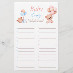 Babyartikel Junge Mädchen Zwillinge Baby Shower Sp Flyer