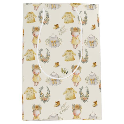 Babyartikel mit gelbem Uringehalt Mittlere Geschenktüte (Vorderseite)