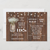 Babyatemessen und -brauen vor dem Duschen Einladung (Vorderseite)