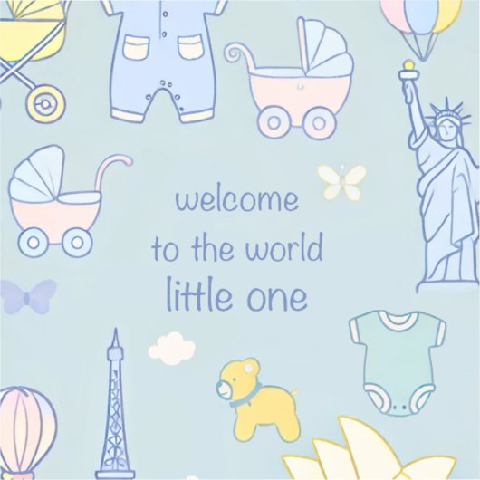 Babyaufkleber Aufkleber (Vorderseite)