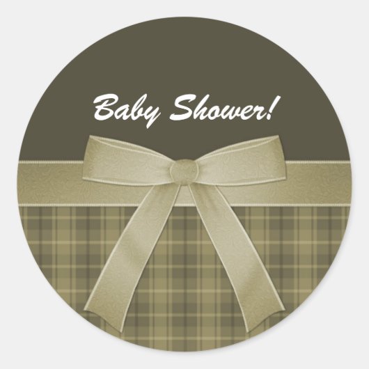 Babyaufkleber Runder Aufkleber (Vorderseite)