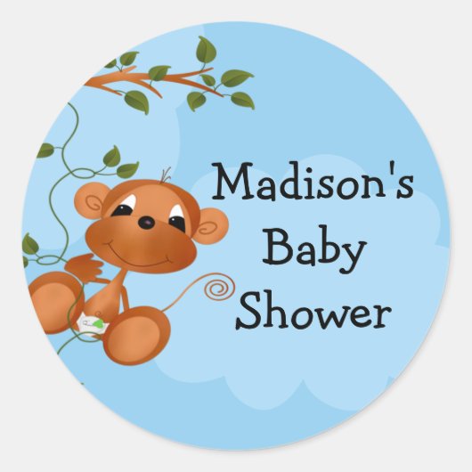 Babyaufkleber Runder Aufkleber (Vorderseite)
