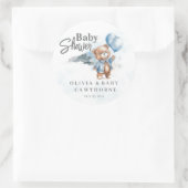 Babyauflage Sticker Moderne Teddy Bear Baby Dusche (Tasche)